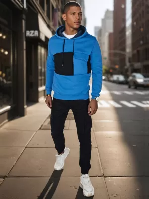 Herren Sweatshirt DSTREET BX5912 BLAU