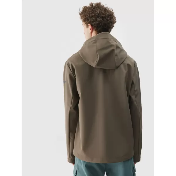  Herren -Softshelljacke 4F WSS25TSOFM324 BRAUN 