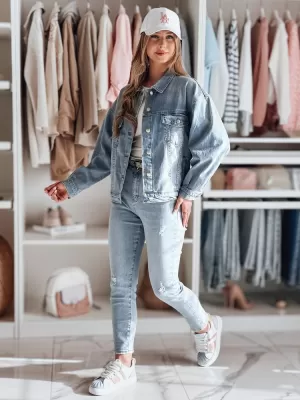Damenjacke DSTREET NOVAJIN TY4837 BLAU
