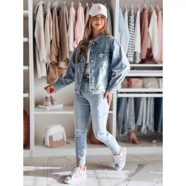  Damenjacke DSTREET NOVAJIN TY4837 BLAU 
