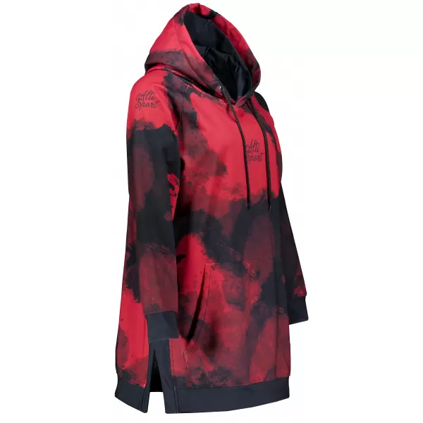  Funktionaler erweiterter Sweatshirt -Prämie von Frauen ALTISPORT VOJ/ALW093MI03 ROT 