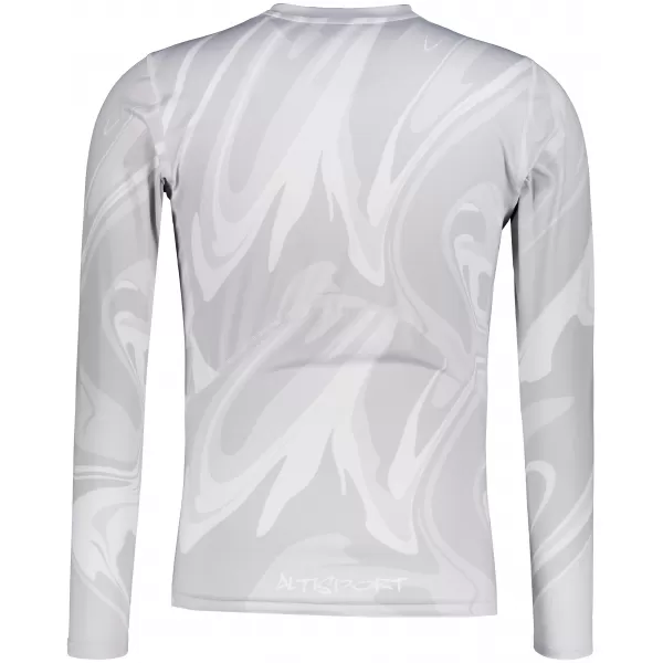  Funktionelle Kompression t -Shirt von Männern mit langarmiger Prämie ALTISPORT VOJ/ALM072TR03 GRAU 