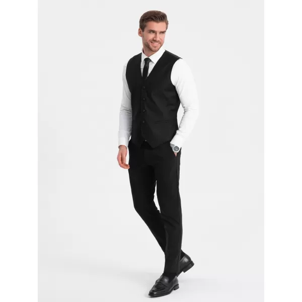  Weste OMBRE OM-BLZV-0112 SCHWARZ 