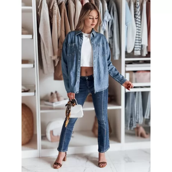  Damenhosen DSTREET LUSINIA UY2473 BLAU 