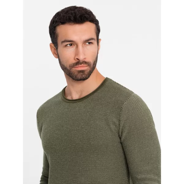  Herrenpullover OMBRE OM-SWSW-0118 OLIVE 