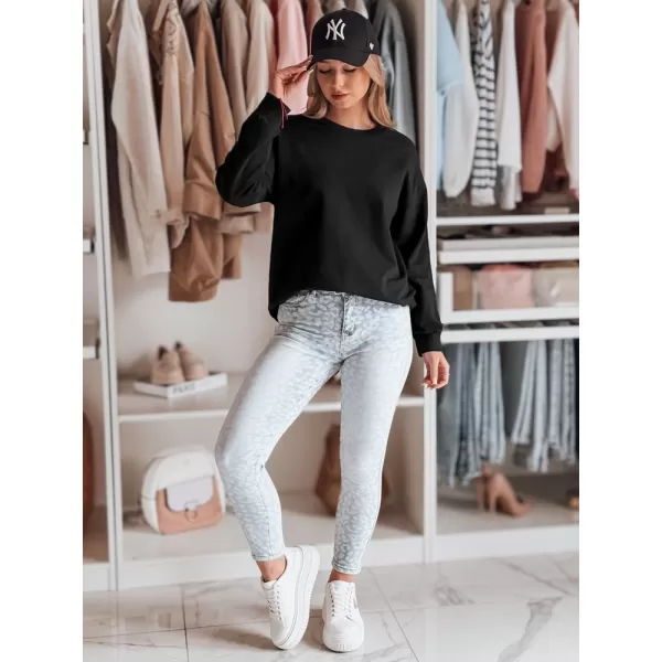  Damen Sweatshirt DSTREET LUMIVIA BY1369 SCHWARZ 