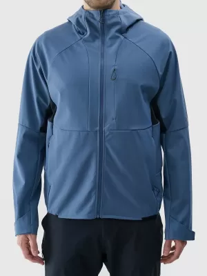 Herren -Softshelljacke 4F WSS25TSOFM313 DENIM