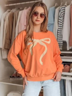 Damen Sweatshirt DSTREET SOFTTIE BY1378 ORANGE