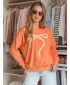 Damen Sweatshirt DSTREET SOFTTIE BY1378 ORANGE