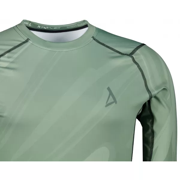  Funktionelle Kompression t -Shirt von Männern mit langarmiger Prämie ALTISPORT VOJ/ALM072TR03 GRÜN 