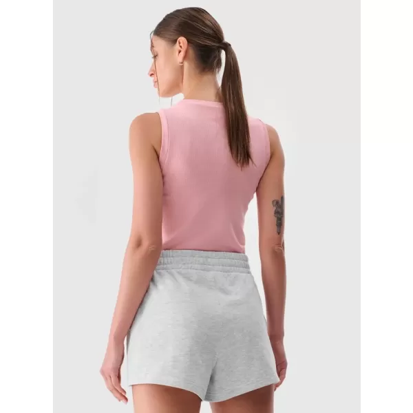  Damenshorts 4F WMM00TSHOF542 KALTE HELLGRAUE MELANGE 