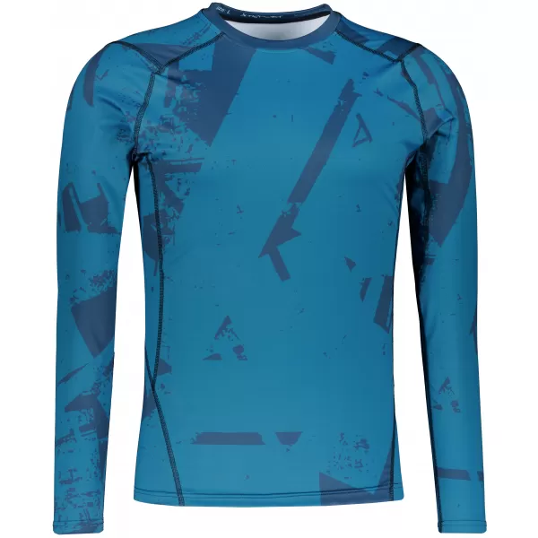  Funktionelle Kompression t -Shirt von Männern mit langarmiger Prämie ALTISPORT VOJ/ALM079TR03 BLAU 