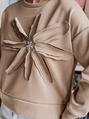 Damen Sweatshirt DSTREET PETITKA BY1386 BEIGE