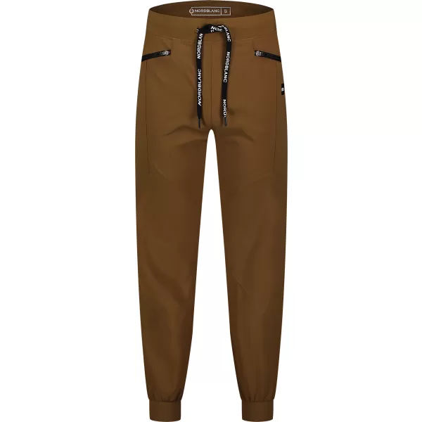  Leichte Outdoor -Hosen von Männern NORDBLANC LORD NBSPM8207 BRAUN 