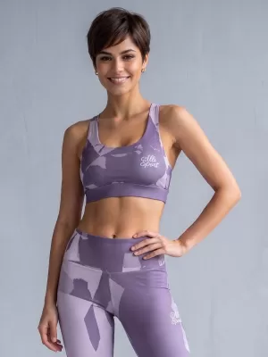 Frauen Sport BH Premium ALTISPORT VOJ/ALW080POD01 GRAUVIOLETT