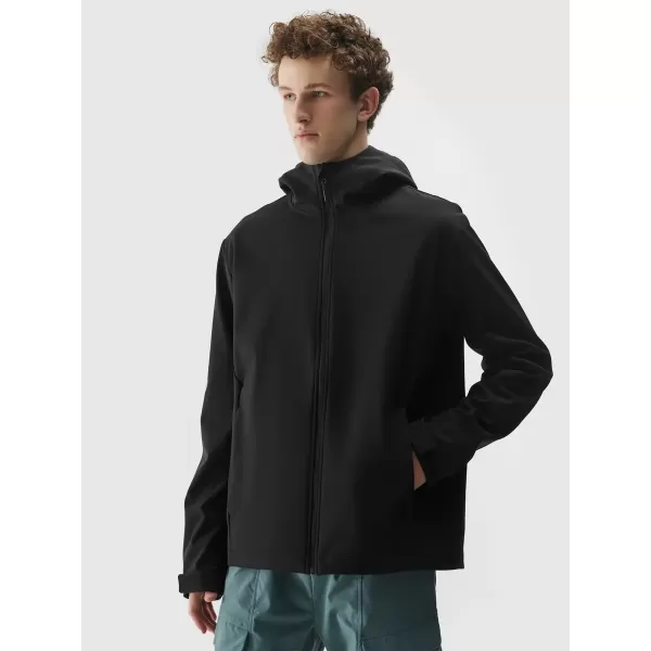  Herren -Softshelljacke 4F WSS25TSOFM324 TIEF SCHWARZ 