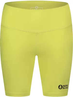 Kurze Fitness-Leggings für Damen NORDBLANC NBSPL8036 GRÜN