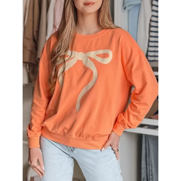  Damen Sweatshirt DSTREET SOFTTIE BY1378 ORANGE 