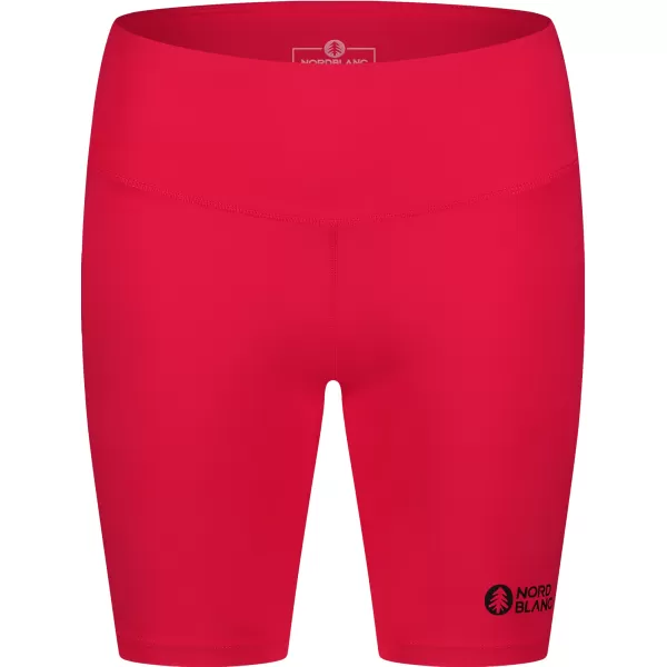  Kurze Fitness-Leggings für Damen NORDBLANC NBSPL8036 ROSA 