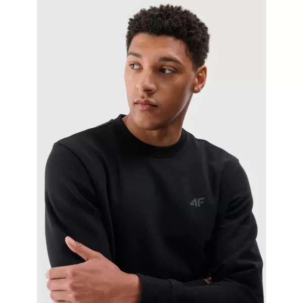  Herren Sweatshirt 4F WMM00TSWSM1767 TIEF SCHWARZ 