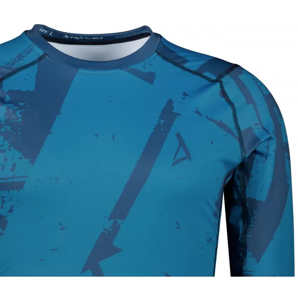  Funktionelle Kompression t -Shirt von Männern mit langarmiger Prämie ALTISPORT VOJ/ALM079TR03 BLAU 