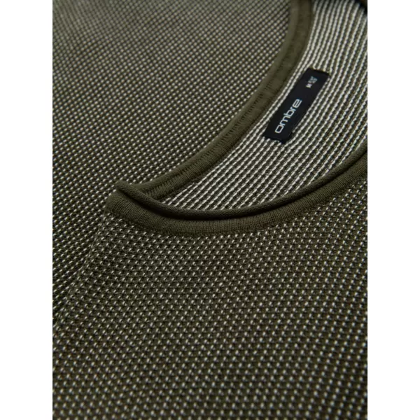 Herrenpullover OMBRE OM-SWSW-0118 OLIVE 