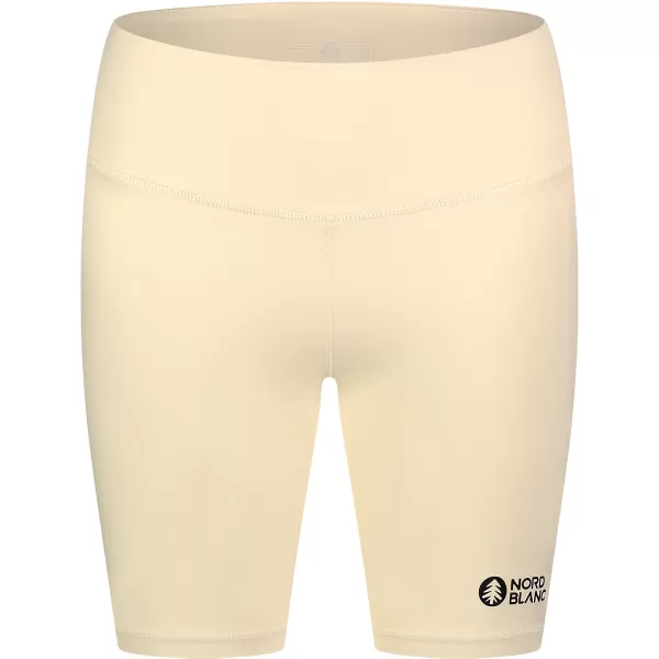  Kurzfitness -Leggings von Frauen NORDBLANC NBSPL8036 BEIGE 