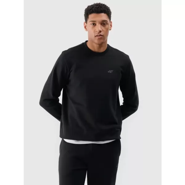  Herren Sweatshirt 4F WMM00TSWSM1767 TIEF SCHWARZ 