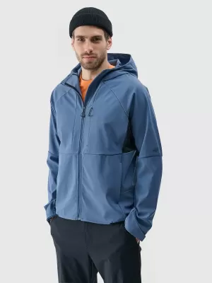 Herren -Softshelljacke 4F WSS25TSOFM313 DENIM