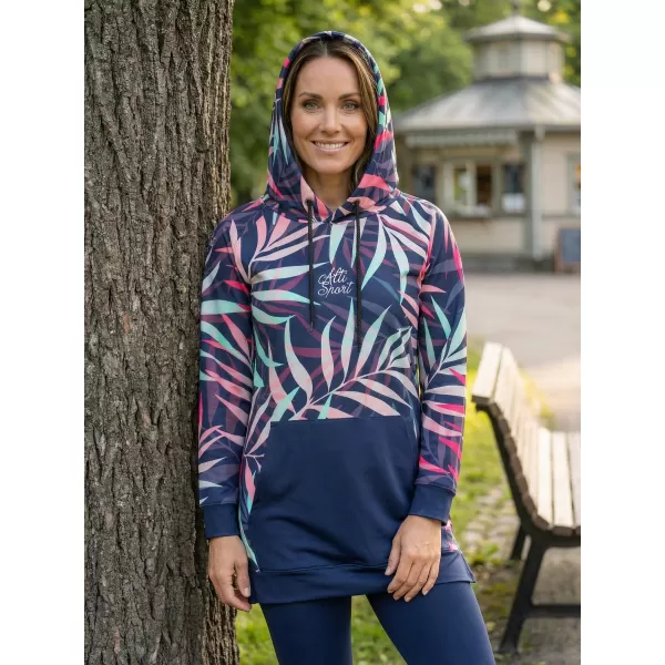  Funktionaler erweiterter Sweatshirt -Prämie von Frauen ALTISPORT VOJ/ALW094MI03 PINK/MINZE 