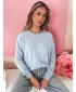Damen Sweatshirt DSTREET LUMIVIA BY1370 HELLBLAU