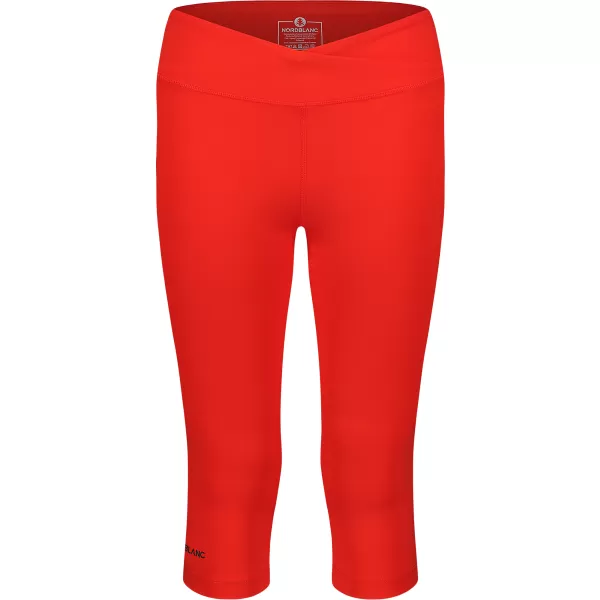  3/4-Fitness-Leggings für Damen NORDBLANC NBSPL8037 ORANGEFARBENE TINTE 