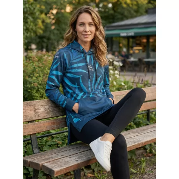  Funktionaler erweiterter Sweatshirt -Prämie von Frauen ALTISPORT VOJ/ALW094MI03 BLAU 