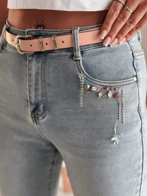 Damenhosen DSTREET BLINGBLING UY2451 BLAU