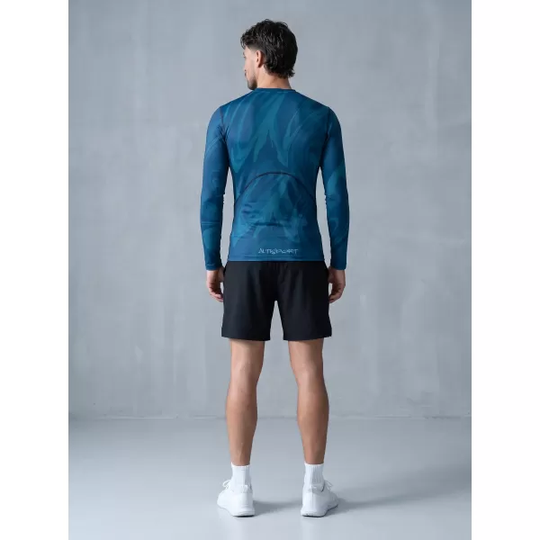  Funktionelle Kompression t -Shirt von Männern mit langarmiger Prämie ALTISPORT VOJ/ALM072TR03 KEROSIN 