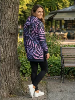 Funktionaler erweiterter Sweatshirt -Prämie von Frauen ALTISPORT VOJ/ALW094MI03 SCHWARZ/LILA