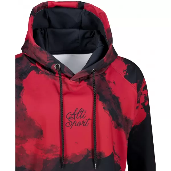  Funktionaler erweiterter Sweatshirt -Prämie von Frauen ALTISPORT VOJ/ALW093MI03 ROT 