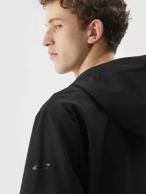 Herren -Softshelljacke 4F WSS25TSOFM324 TIEF SCHWARZ