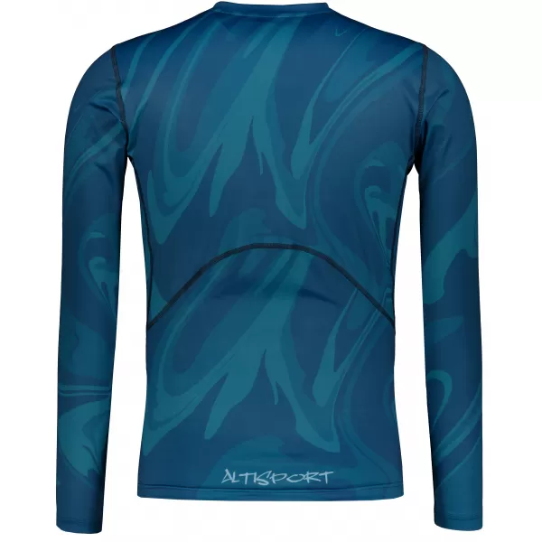  Funktionelle Kompression t -Shirt von Männern mit langarmiger Prämie ALTISPORT VOJ/ALM072TR03 KEROSIN 
