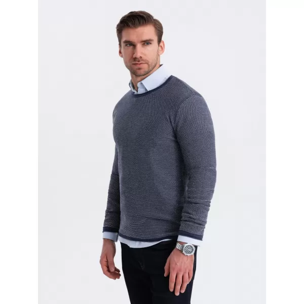 Herrenpullover OMBRE OM-SWSW-0118 MARINEBLAU 