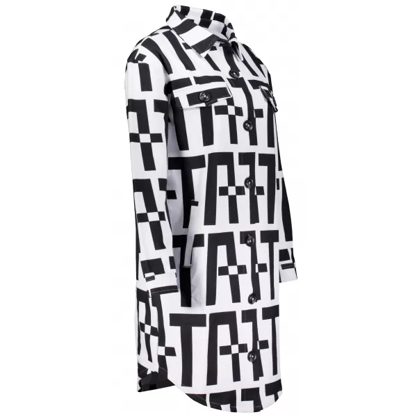  Ladies 'verlängertes Sweatshirt ALTISPORT EVITA SCHWARZ 