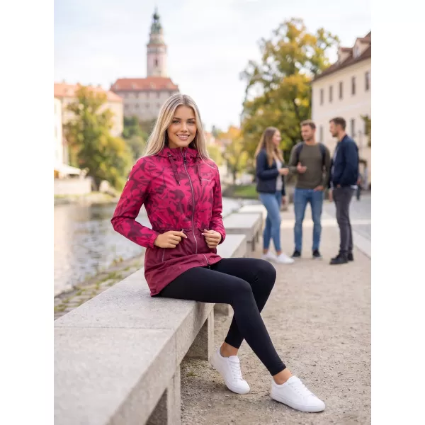  Mantel ALTISPORT ELANI BURGUND 