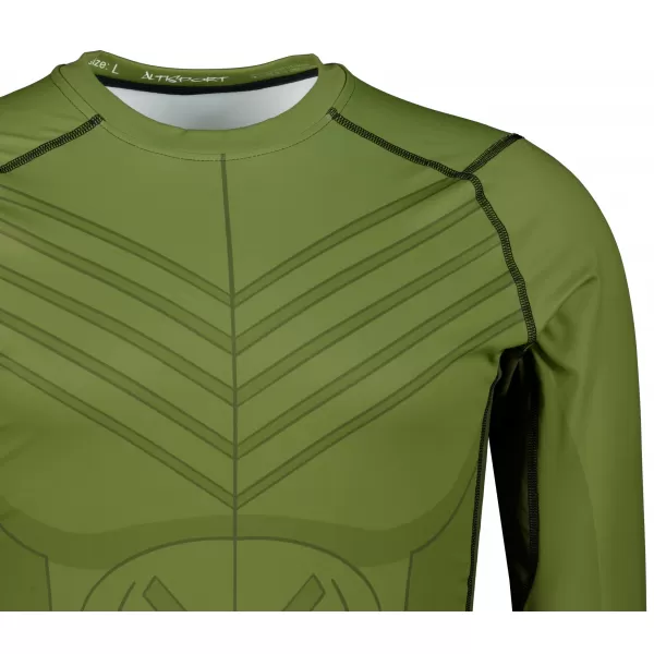  Funktionelle Kompression t -Shirt von Männern mit langarmiger Prämie ALTISPORT VOJ/ALM095TR03 GRÜN 