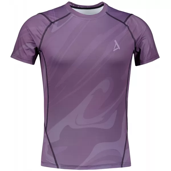  Funktionelle Komprimierung t -Shirt von Männern mit kurzer Ärmelnprämie ALTISPORT VOJ/ALM072TR04 LILA 