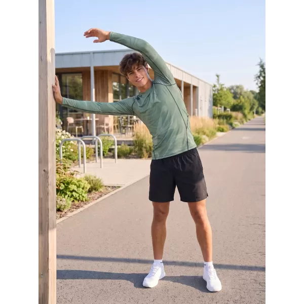  Funktionelle Kompression t -Shirt von Männern mit langarmiger Prämie ALTISPORT VOJ/ALM072TR03 GRÜN 