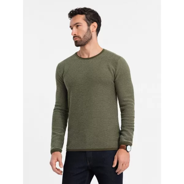  Herrenpullover OMBRE OM-SWSW-0118 OLIVE 