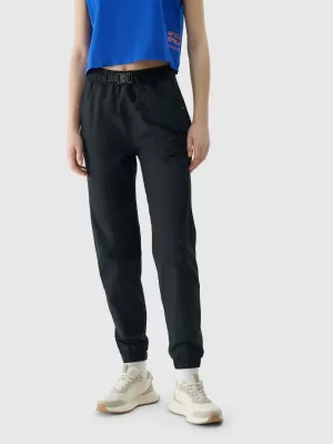 Damenhosen 4F WSS25TTROF1002 TIEF SCHWARZ