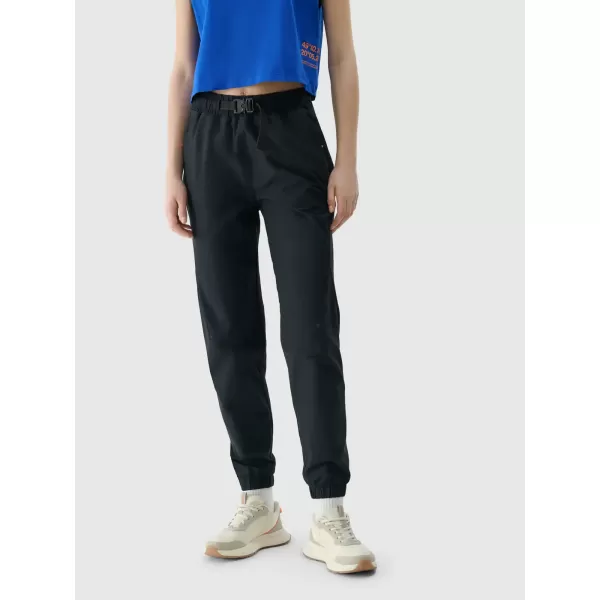 Damenhosen 4F WSS25TTROF1002 TIEF SCHWARZ 