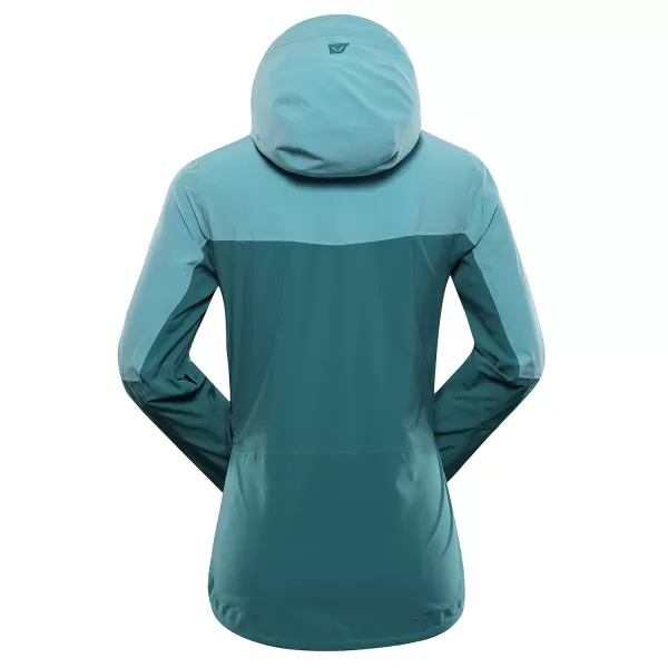 Wasserdichte Jacke für Frauen ALPINE PRO ZARRA BLAU 