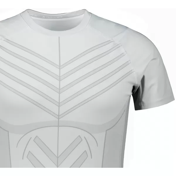  Funktionelle Komprimierung t -Shirt von Männern mit kurzer Ärmelnprämie ALTISPORT VOJ/ALM095TR04 GRAU 